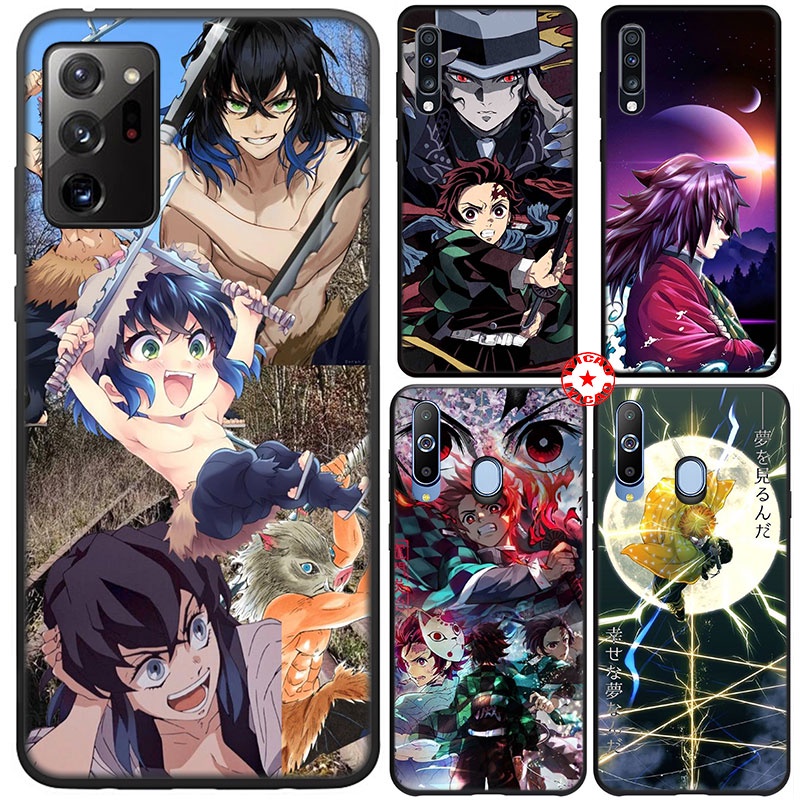 Ốp điện thoại họa tiết hoạt hình Demon Slayer Kimetsu no Yaiba cho SAMSUNG GALAXY M02 A02 A03S A6 A7 A8 A9 A10 A10S UOL40
