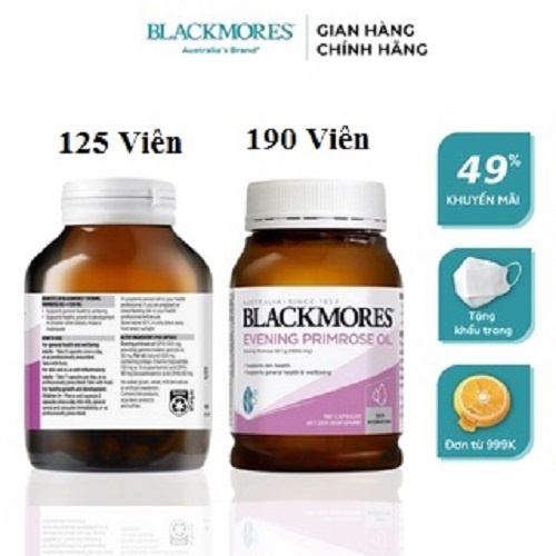 Tinh Dầu Hoa Anh Thảo Evening Primrose Oil Blackmores Úc 125 190 Viên