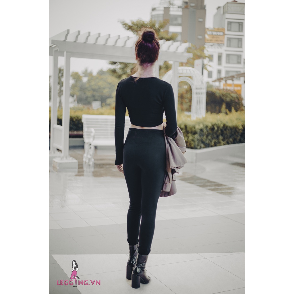 Quần Legging Nữ Cạp Cao Cotton Mềm Nâng Mông Gọn Eo Dài Chân [Video Mẫu Mặc + Ảnh Thật] | BigBuy360 - bigbuy360.vn