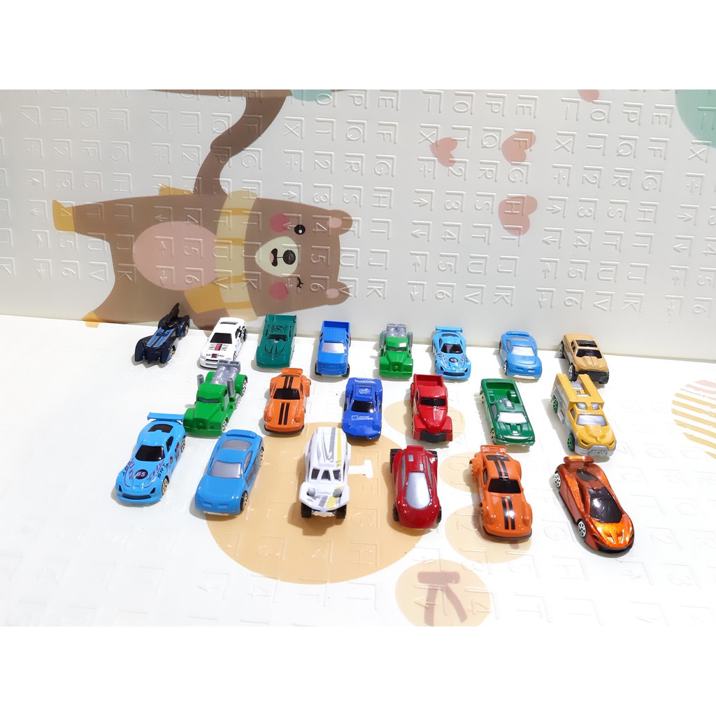 (RẺ NHẤT SÀN) Trò chơi 20 chiếc xe sắt cầm tay mini di chuyển theo quán tính siêu bền nhiều màu sắc nhiều kiểu xe
