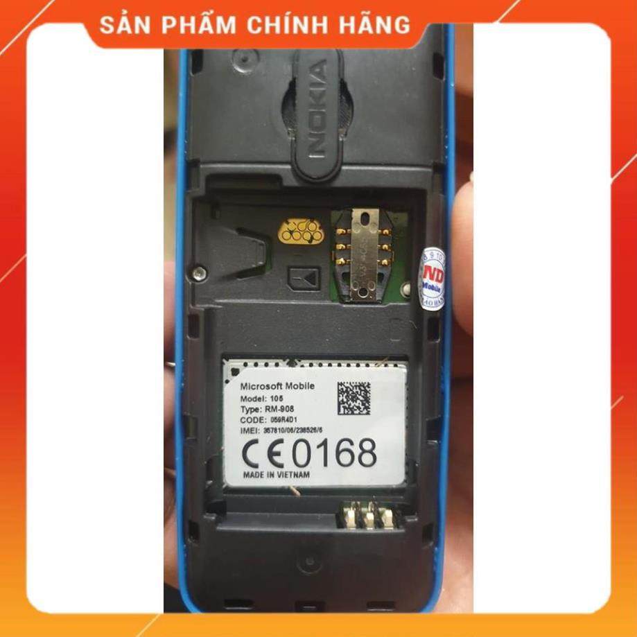 Điện Thoại Nokia 105 Kèm Pin Sạc- Điện Thoại Phổ Thông Rẻ