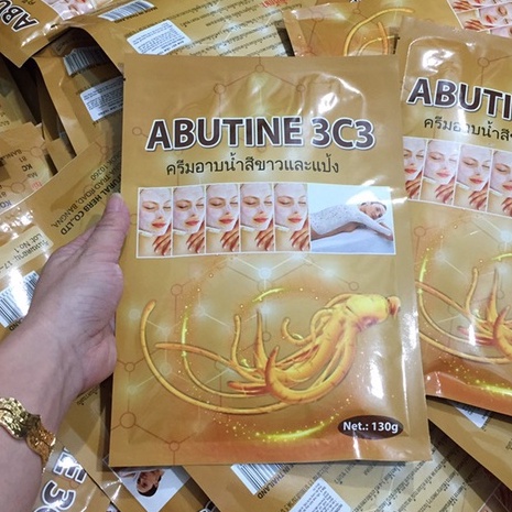 [Ảnh thật] Tắm trắng Abutine 3ce Thái Lan