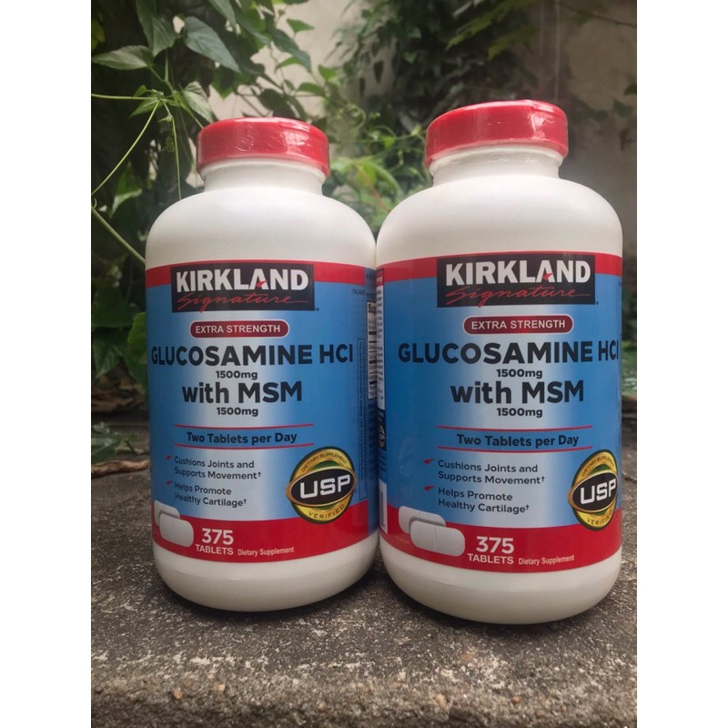 Glucosamine kirland 1500mg-375V