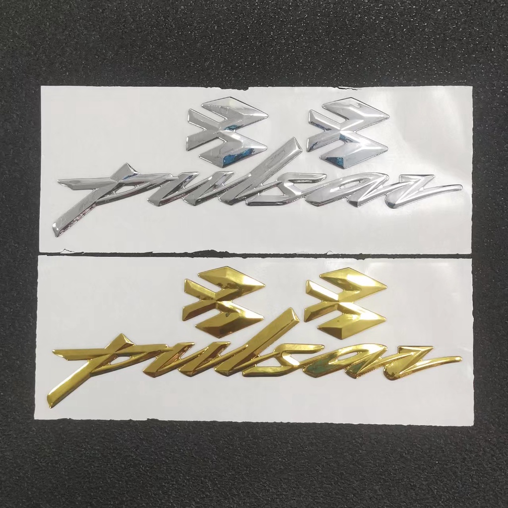 Set 2 Logo Mềm Trang Trí Xe Mô Tô Ns200 Rs200 Ns150 Ns160 Rouser Ns200 3D