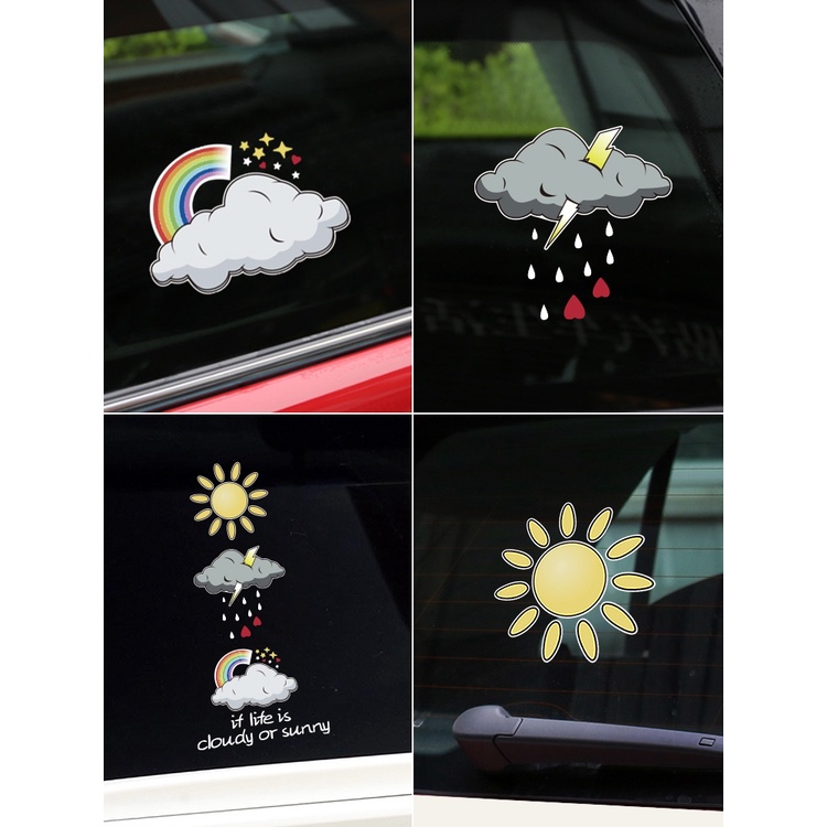 1 Miếng Dán Trang Trí Xe Hơi Họa Tiết Hoạt Hình
