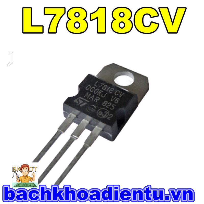 IC nguồn 7805/7806/7808/7809/7810/7812/7815/7818/7824 chính hãng.