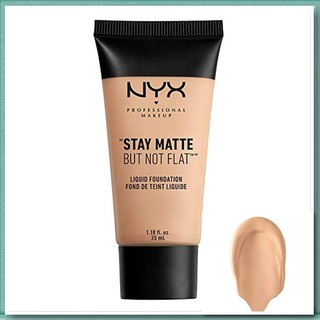Kem Nền Kiềm Dầu NYX Stay Matte But Not Flat Liquid Foundation