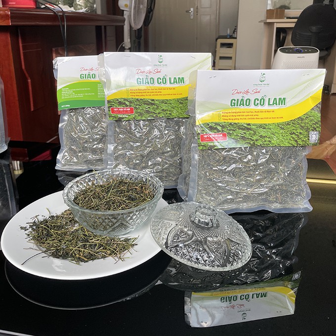 Trà giảo cổ lam – dược liệu sạch giảo cổ lam 5 lá