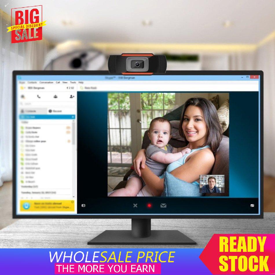 Webcam máy tính laptop livestream có Mic Full HD PC Gaming 480P chất lượng cao | BigBuy360 - bigbuy360.vn