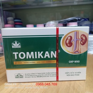 TOMIKAN hộp 2 vỉ x 10 viên