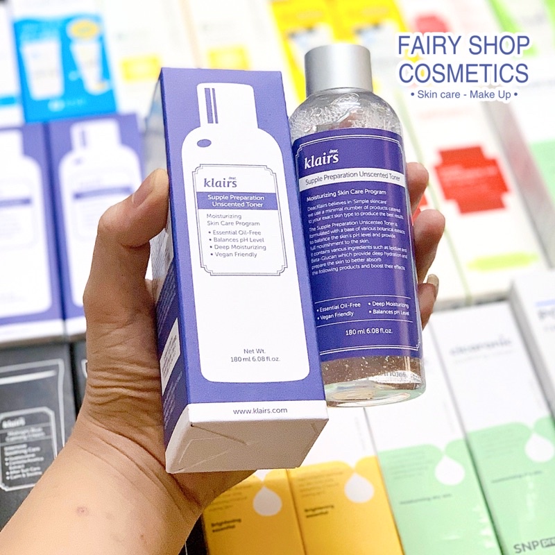 Toner Klairs Không Mùi ( Cân Bằng Da Nhạy Cảm, Da Mụn Viêm)