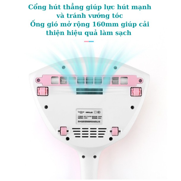 Máy hút bụi diệt khuẩn giường đệm, sofa, khử trùng bằng tia UV cao cấp Bobbot | BigBuy360 - bigbuy360.vn