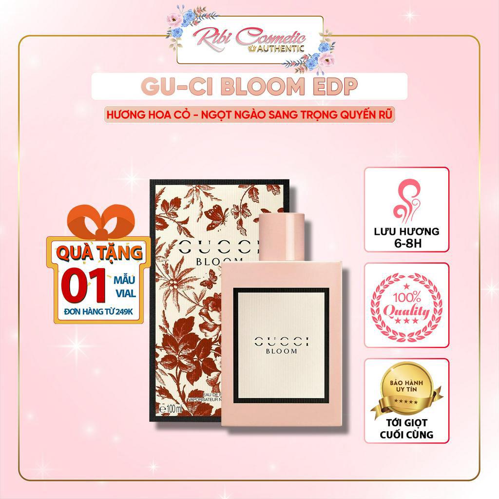 Nước Hoa Nữ Gucci Bloom Hương Hoa Nhài Hoa Huệ Trắng Tinh Tế Thanh Lịch Cuốn Hút