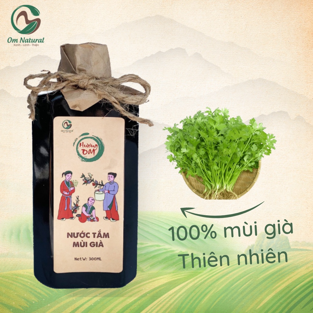 Nước Tắm Mùi Già Dao đỏ Hương A Om Natural 350ml