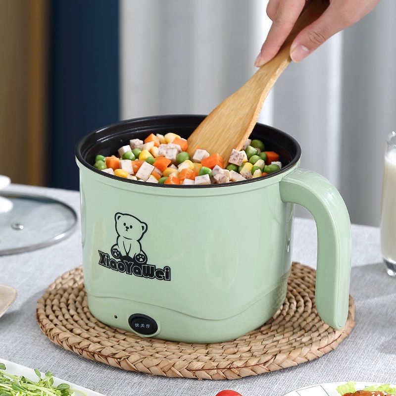 Nồi cơm điện mini Kaimeidi hai tốc độ chỉnh được đa năng cho luộc nấu ăn đun sôi trong ký túc xá