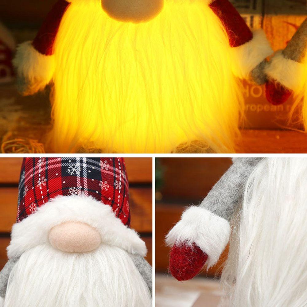 Nón Vành Sọc Caro Hình Búp Bê Rudolph Giáng Sinh Trang Trí Nhà Cửa / Tiệc Giáng Sinh