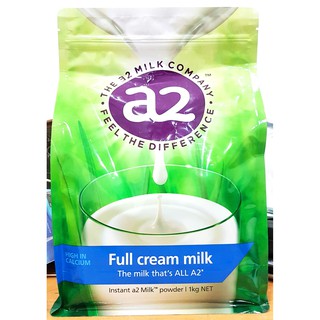 Sữa tươi A2 dạng bột nguyên kem bịch 1kg của Úc