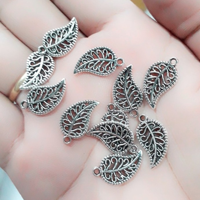 phụ kiện charm lá rỗng Phụ kiện 23k / 50 gram / gói [ phụ kiện handmade ]