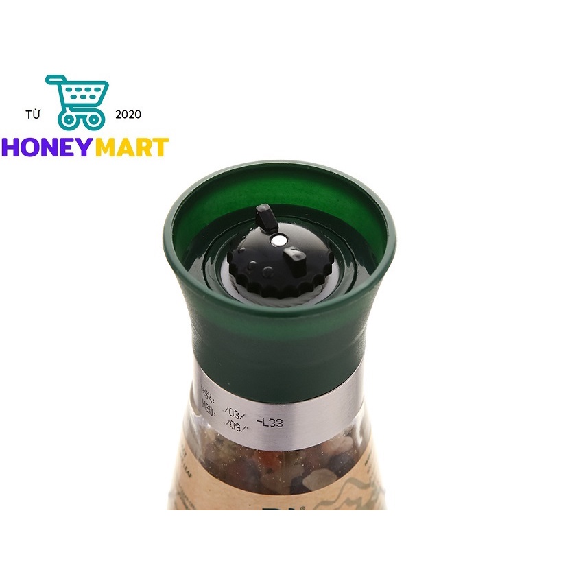 Natural Muối Himalaya Hạt Cần Tây Lá Mùi Tây 75g DHGVT96 - kèm cối xay gia vị tiện lợi HONEYMART