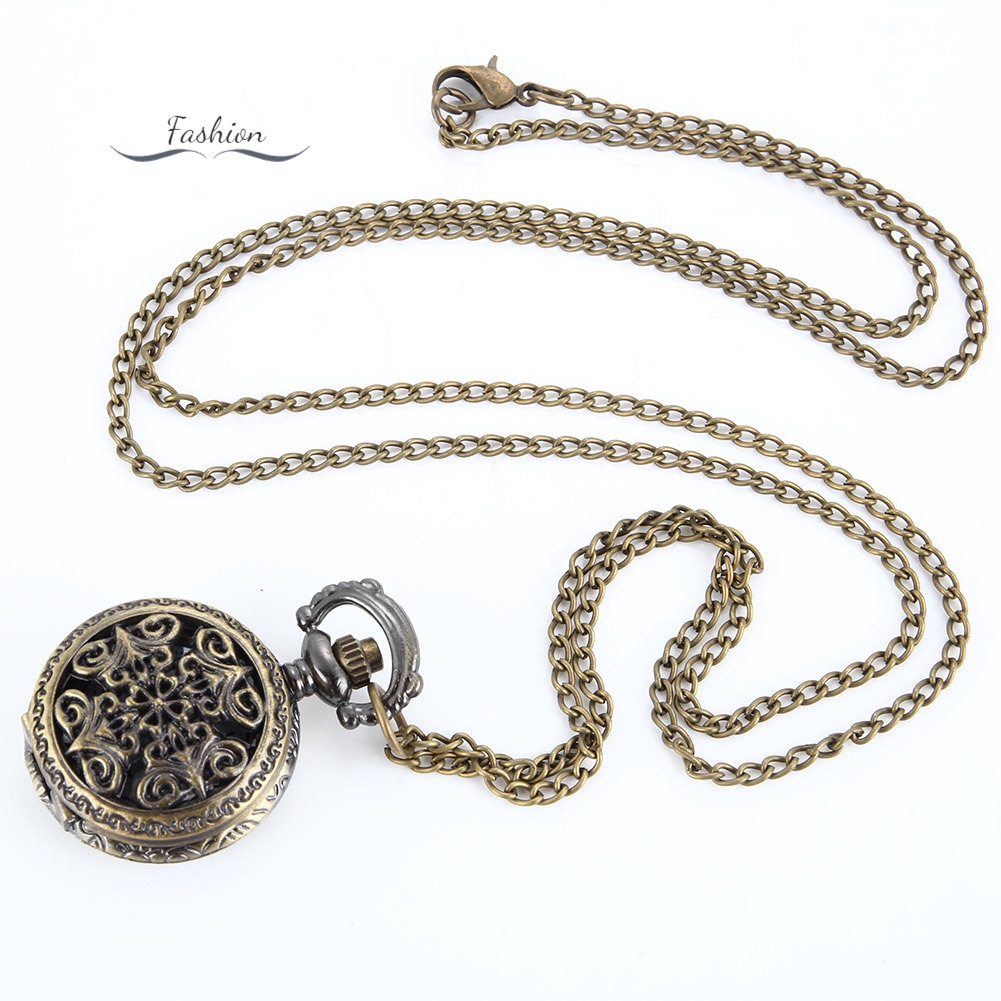 Đồng hồ bỏ túi có dây đeo phong cách vintage