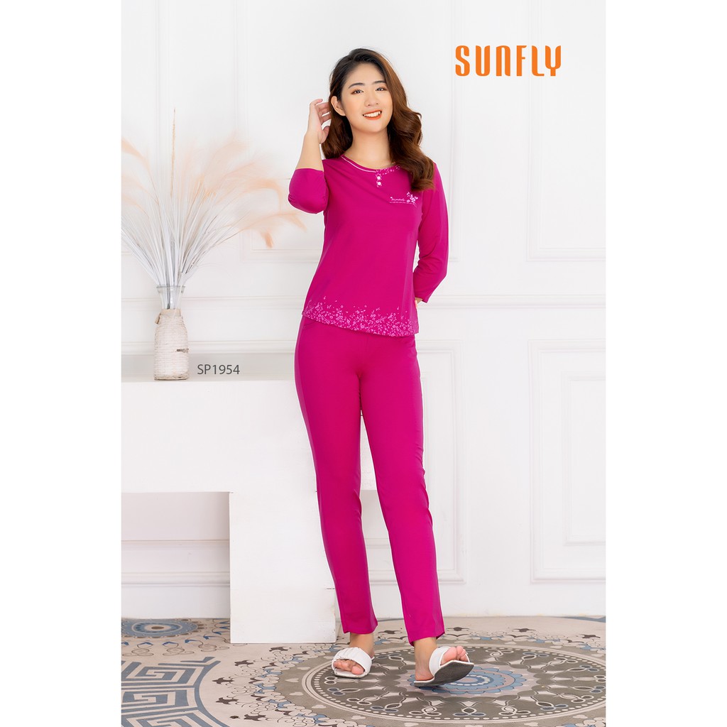 Độ bộ nữ - Bộ mặc nhà hãng Sunfly SP1954 (Nhiều màu)