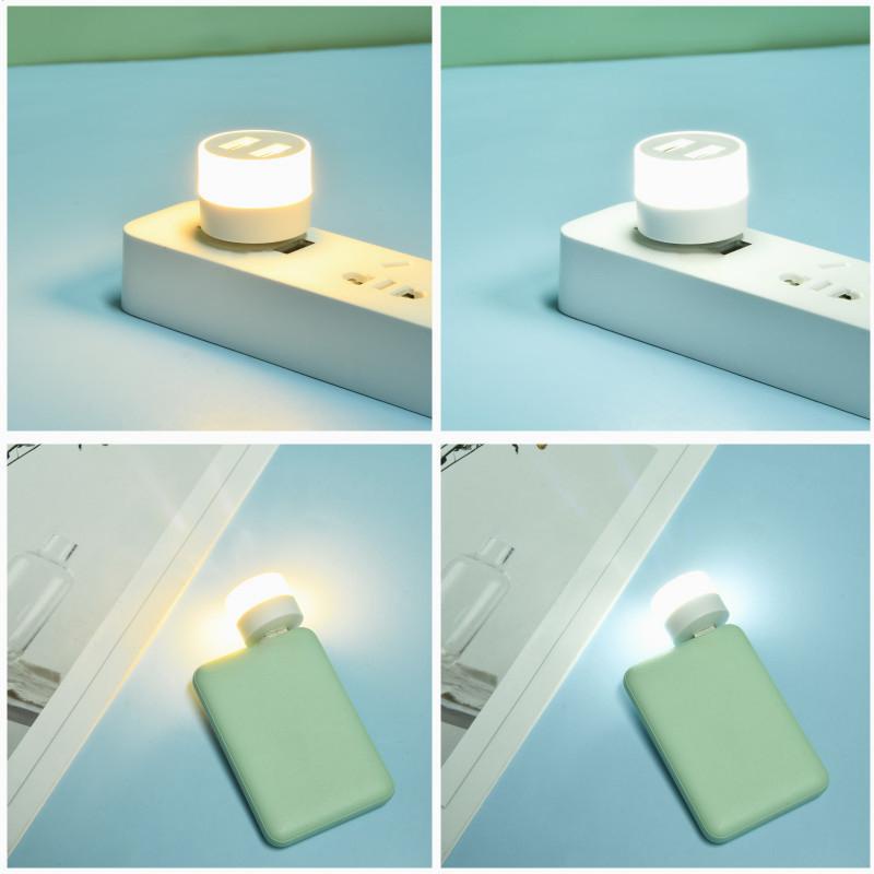 Đèn led USB HDOORLINK mini bảo vệ mắt hình tròn di động tiện lợi sử dụng máy tính/ đọc sách