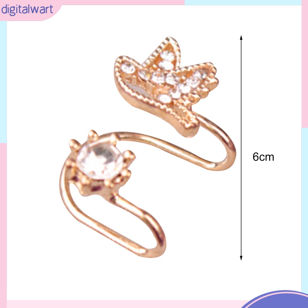 Khuyên gắn vành tai hình chú chim đính đá thời trang cho nữ