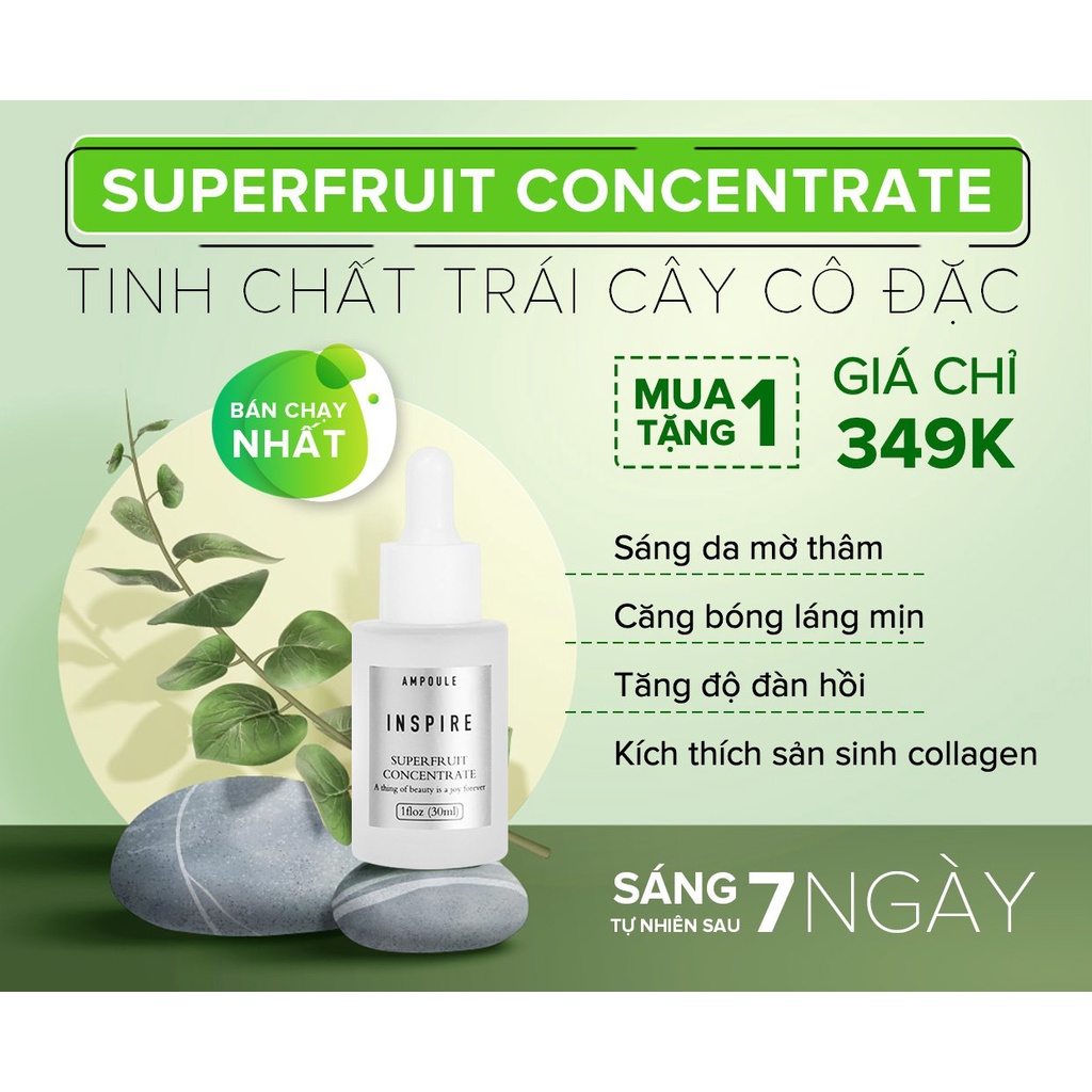 Tinh chất dưỡng da căng mịn phục hồi và trẻ hoá, giảm nám thâm chiết xuất trái cây cô đặc