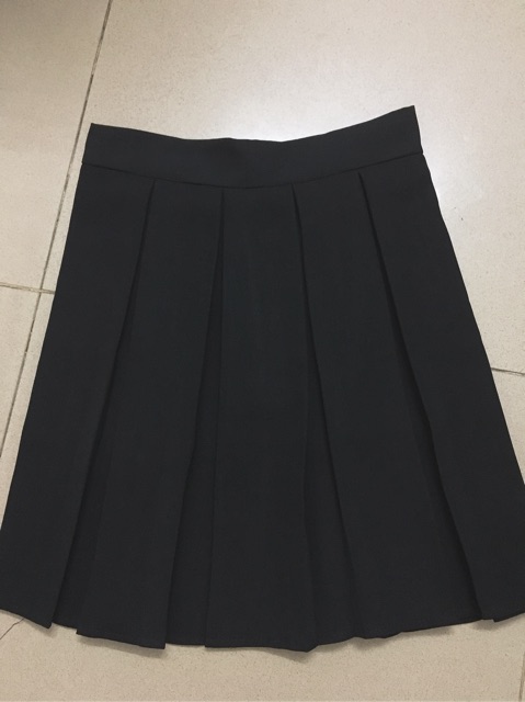 Chân váy xếp ly dáng vừa gần đến gối 3 size S M L | BigBuy360 - bigbuy360.vn