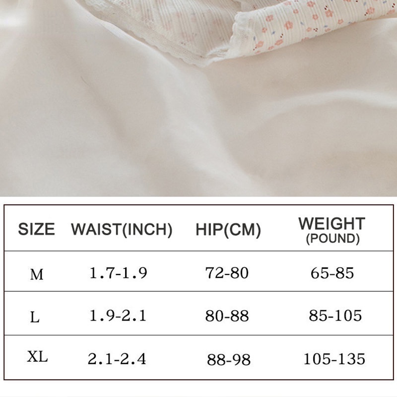 Quần Lót Cotton Họa Tiết Trái Tim Dễ Thương Cho Nữ