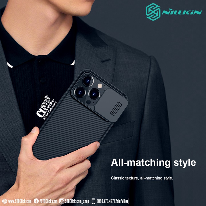 ỐP LƯNG IPHONE 13 PRO NILLKIN CAMSHIELD PRO NILLKIN CHÍNH HÃNG