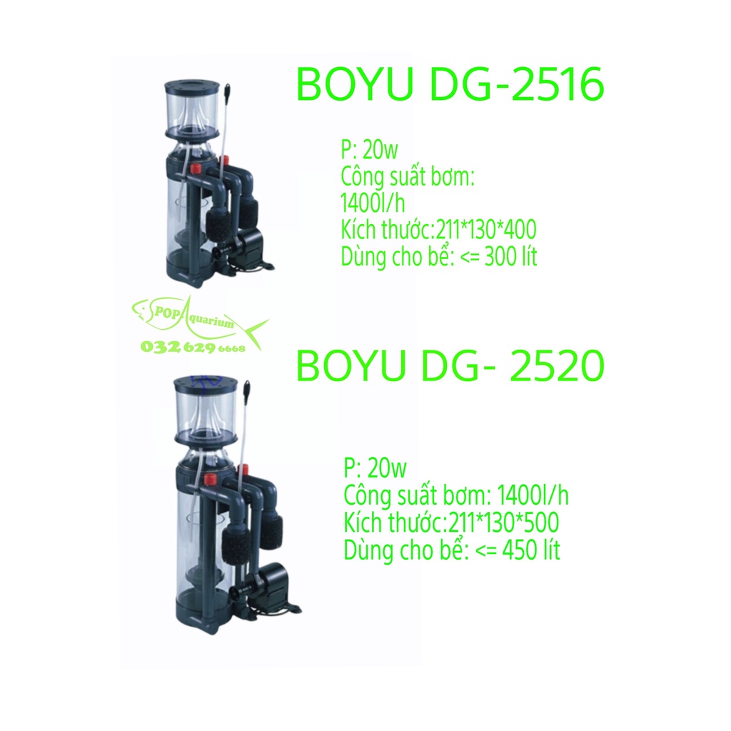 Máy tách bọt Skimmer BOYU