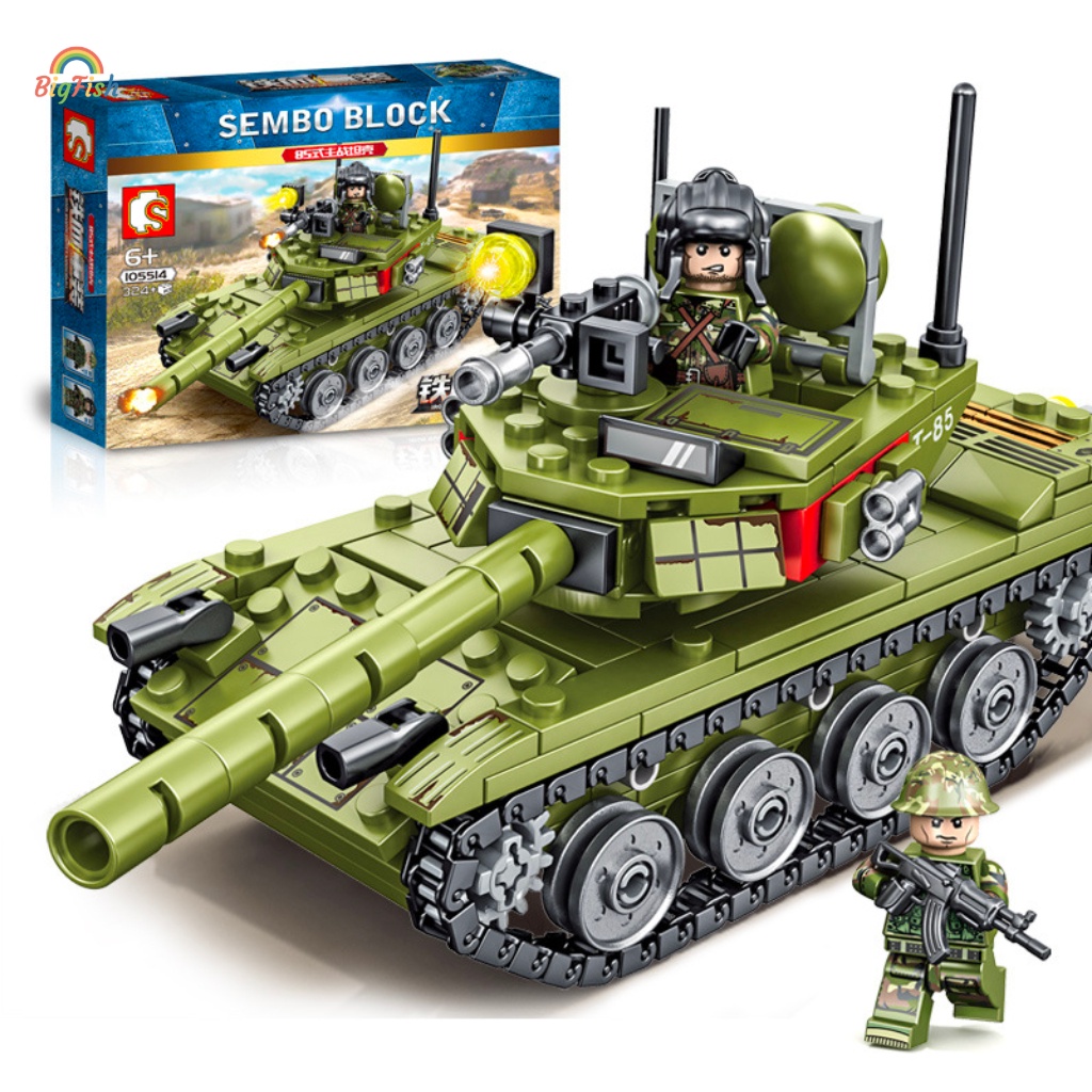 Bộ Đồ Chơi Lắp Ráp Lego Xe Tăng Quân Đội Dành Cho Bé Trai