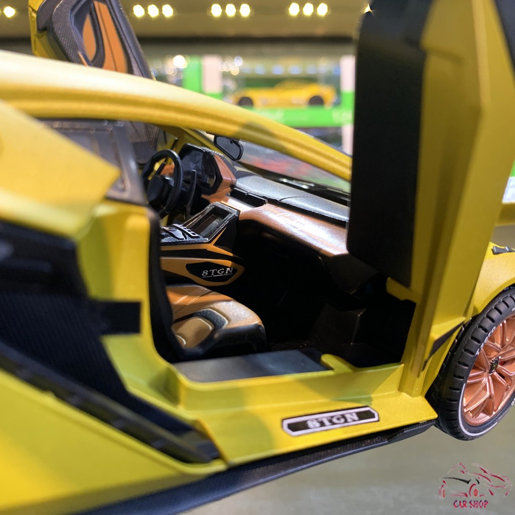 Mô hình xe kim loại Lamborghini Sian FKP 37 Tỉ Lệ 1:18 của hãng Weituo