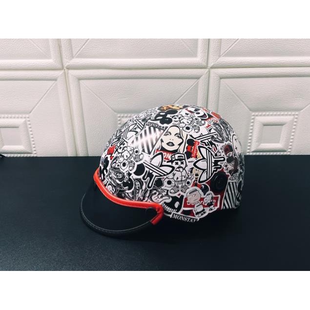 [STICKER 1K] STICKER LOCAL BRAND TRẮNG ĐEN SIÊU CHẤT DÁN TRANG TRÍ ĐT LAPTOP VALI TƯỜNG TỦ KỆ MŨ BẢO HIỂM XE MÁY NOTEBOK