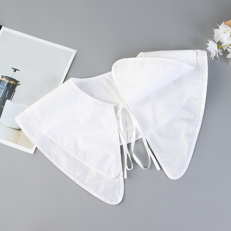 Cổ Áo Sơ Mi Giả Hai Lớp Có Thể Tháo Rời Thời Trang Cho Nữ