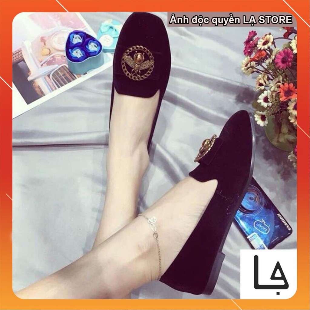 Giày bệt búp bê ong xích form dáng sang trọng