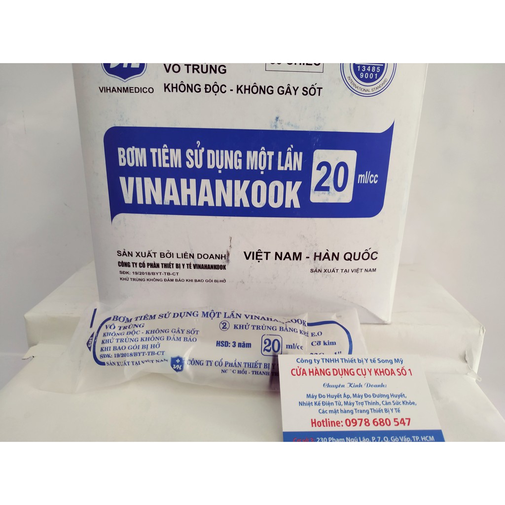 BƠM TIÊM VINAHANKOOK 20cc