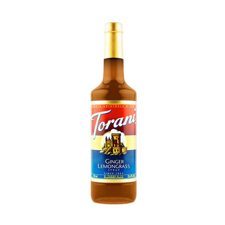 Siro Torani gừng sả chai 750ML. Hàng công ty có sẵn giao hàng ngay
