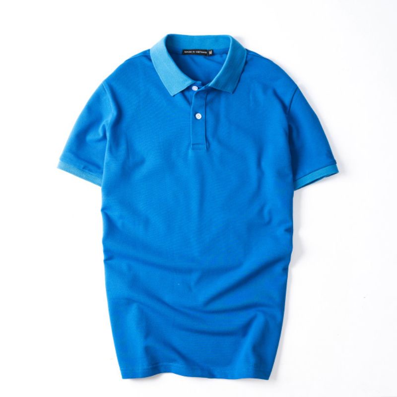 Áo Thun Nam Ngắn Tay Cổ Bẻ  Chất Cá Sấu Mềm Mát Kiểu Dáng Hàn Quốc Siêu Đẹp, Ao Polo Nam Chất Cotton