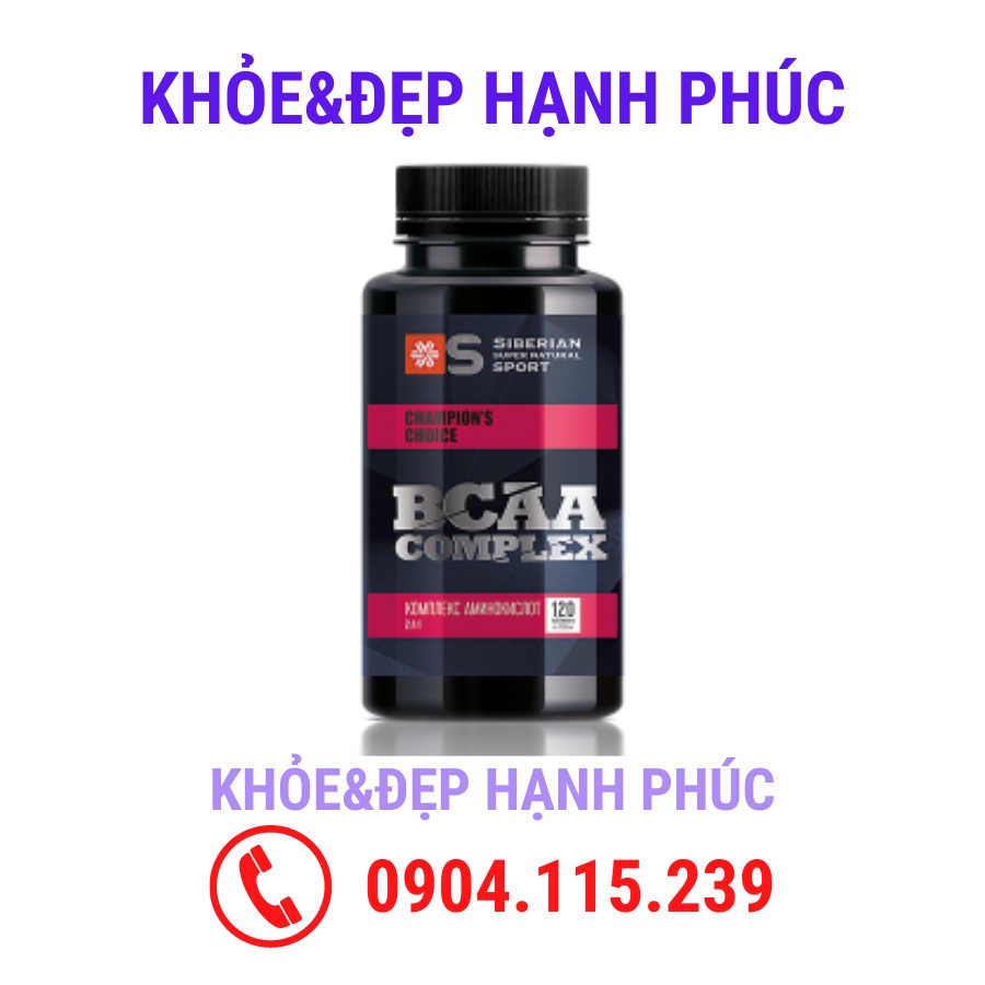 Siberian supernatural sport BCAA Complex – 120 viên/lọ