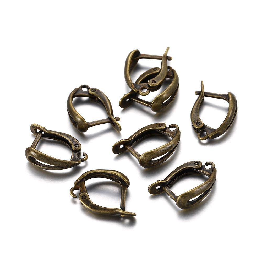 Set 6 Móc Khuyên Tai Kiểu Pháp 18x11mm Chuyên Dụng