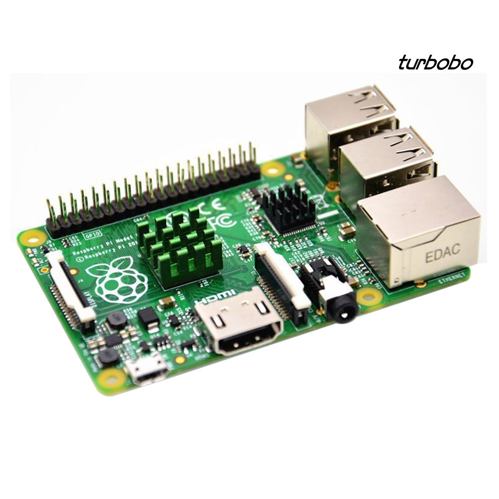 Bộ 3 Miếng Nhôm Tản Nhiệt Cho Raspberry Pi 3 / 2 Model B / B +