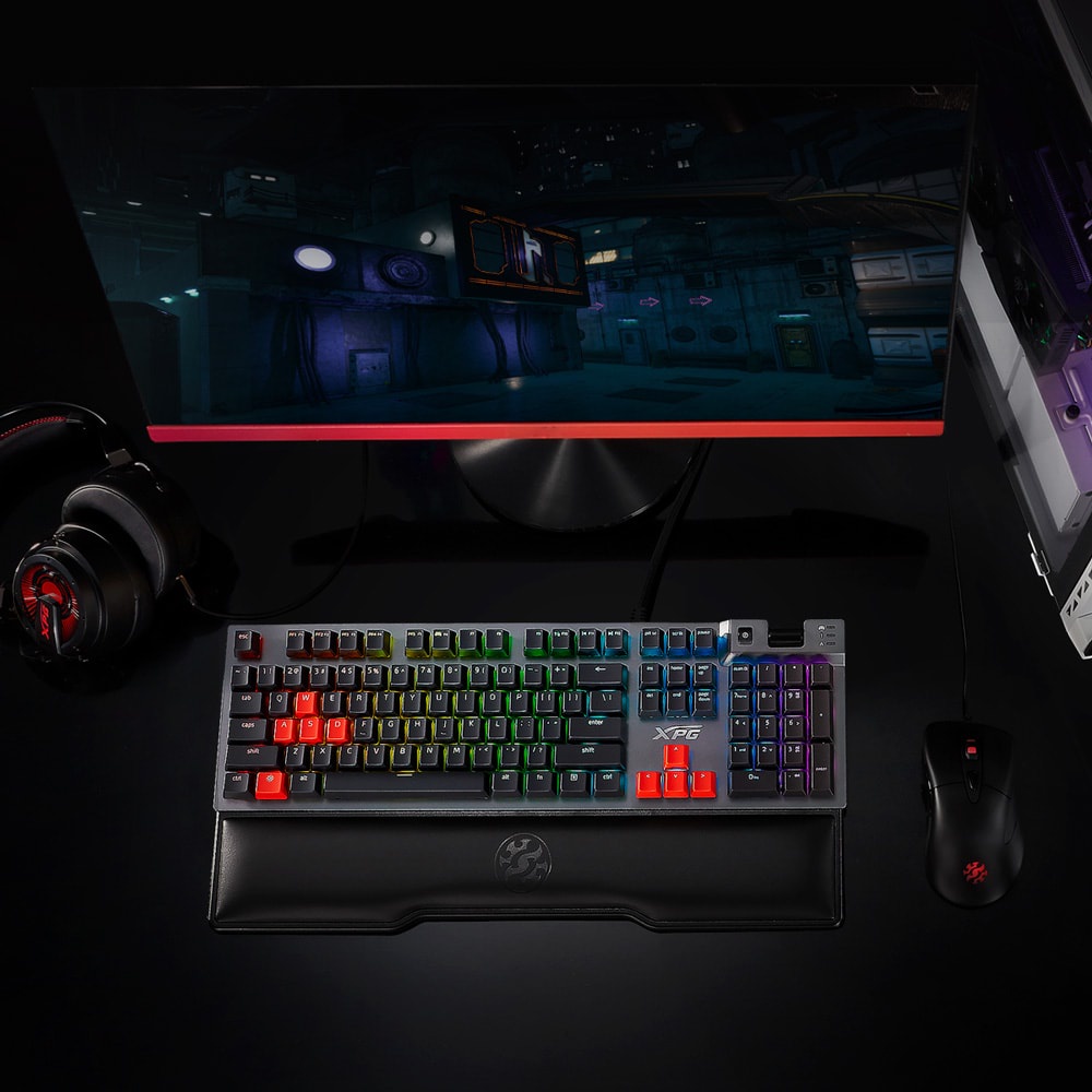 Bàn Phím Cơ Có Dây Adata XPG Summoner - Cherry Switch MX RGB/ XPG Prime/ Led RGB - Hàng Chính Hãng