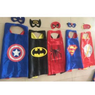- Bộ Áo Choàng Siêu Nhân,Áo Choàng Siêu Anh Hùng Avengers Người nhện,Captain America,Người sắt,Batman