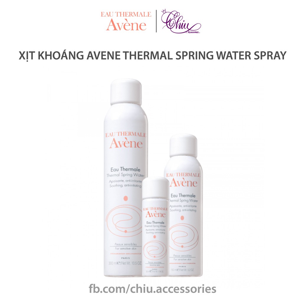 Xịt khoáng Avene Thermal Spring Water Spray 50ml/150ml/300ml