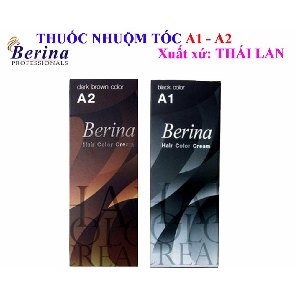 Thuốc nhuộm tóc A1,A2 Thái Lan 60 ml