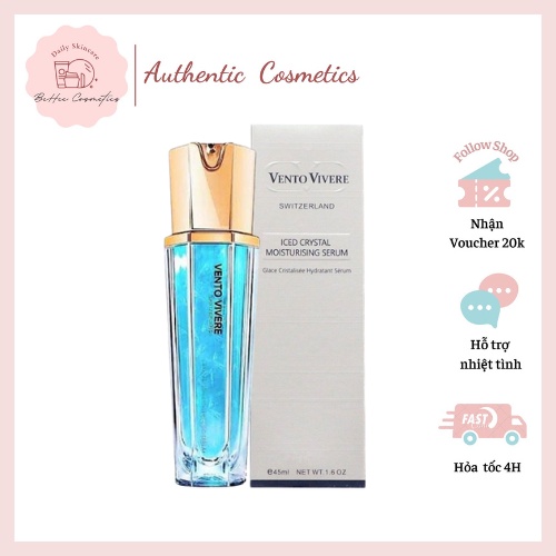 SERUM VENTO VIVERE DƯỠNG ẨM DỊU DA THỤY SĨ