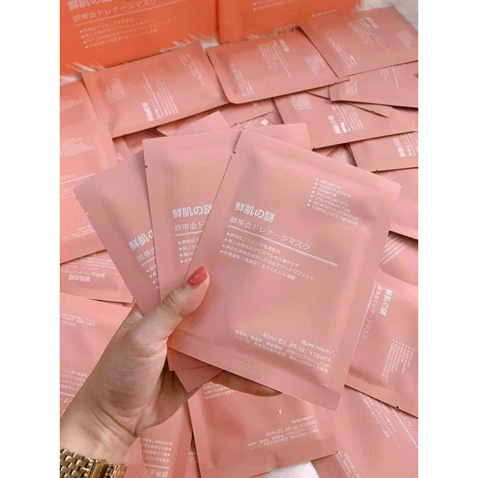 Mặt nạ nhau thai cừu Nhật Bản tế bào gốc nhau thai Rwine Beauty Stem Cell Placenta Mask hàng chính hãng