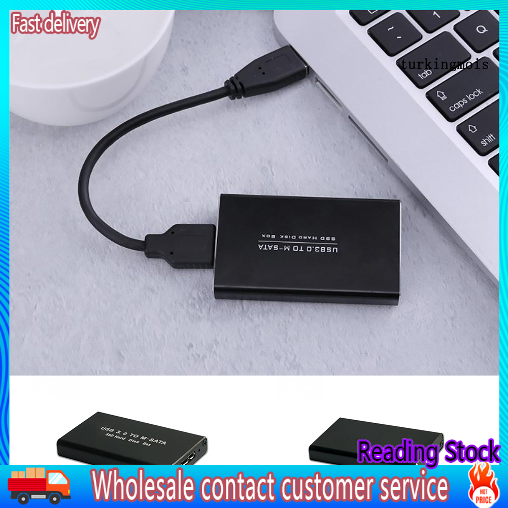 Hộp Đựng Ổ Cứng Chuyển Đổi Msata Sang Usb 3.0 Bằng Nhôm Tiện Dụng